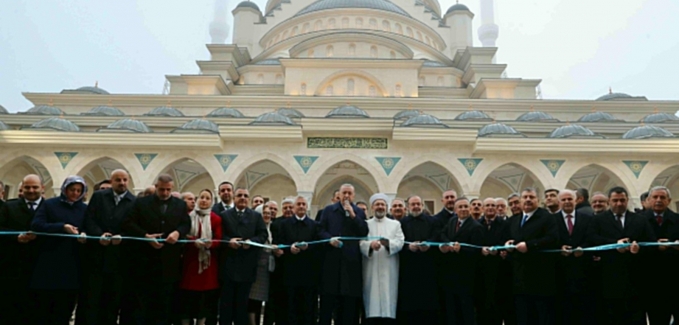 Cumhurbaşkanı Erdoğan Şahinbey Millet Camini’nin açılışını gerçekleştirdi