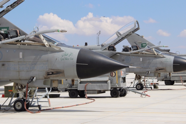 Suudi savaş uçaklarında dikkat çeken detay