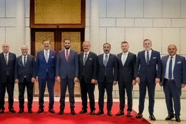Konukoğlu ve Yıldırım, Suriye ekonomik iş birliği görüşmelerine katıldı