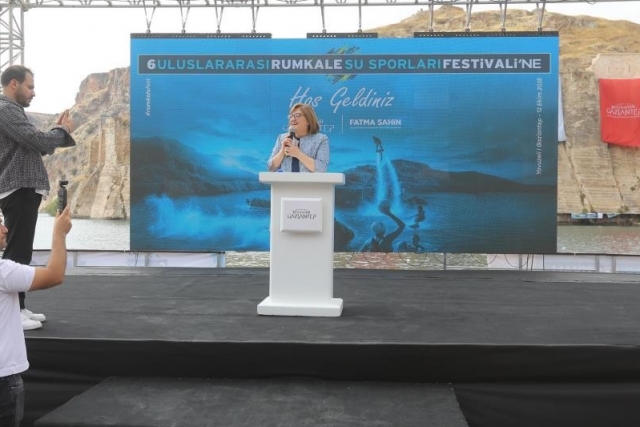 Fırat'ın incisi Rumkale'de Su Sporları Festivali coşkusu