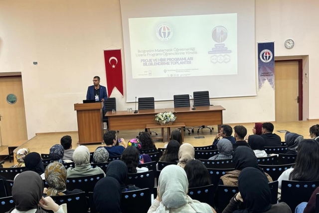 GAÜN’DE “PROJE VE HİBE PROGRAMLARI BİLGİLENDİRME TOPLANTISI” DÜZENLENDİ