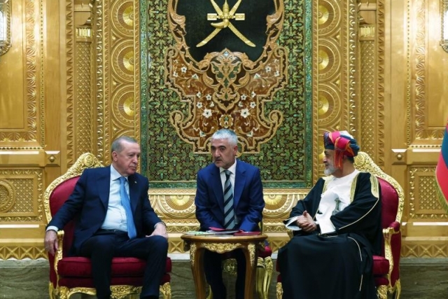 Cumhurbaşkanı Erdoğan, Umman Sultanı El Said ile bir araya geldi