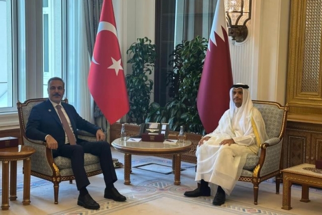 Bakan Fidan, Katar Başbakanı ve Dışişleri Bakanı Al-Thani ile görüştü