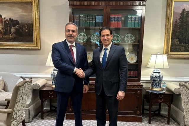 Bakan Fidan, ABD'li mevkidaşı Rubio ile Washington’da bir araya geldi