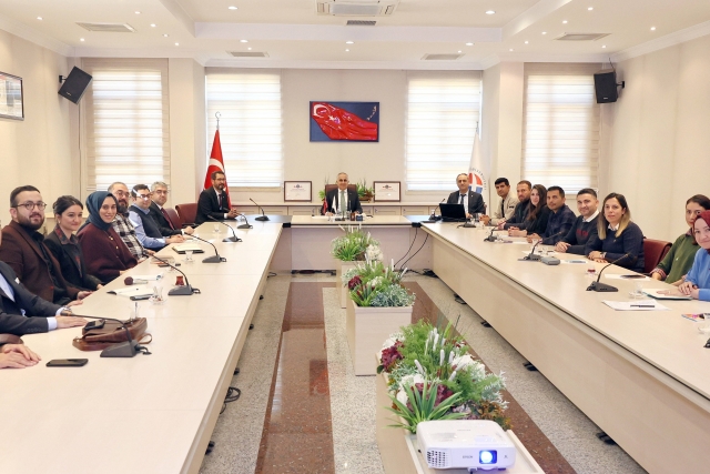 GAÜN’DE EĞİTİM KOORDİNATÖRLÜĞÜ ÇALIŞMALARI DEĞERLENDİRİLDİ