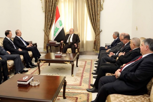 Bakan Çavuşoğlu, Irak Başbakanı İbadi ile görüştü