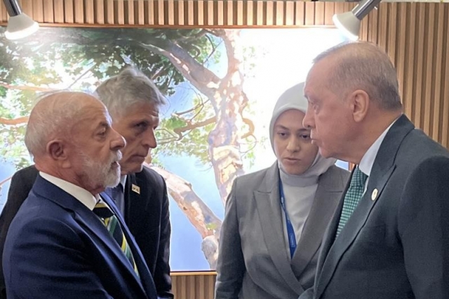 Cumhurbaşkanı Erdoğan, Brezilya Devlet Başkanı Silva ile görüştü