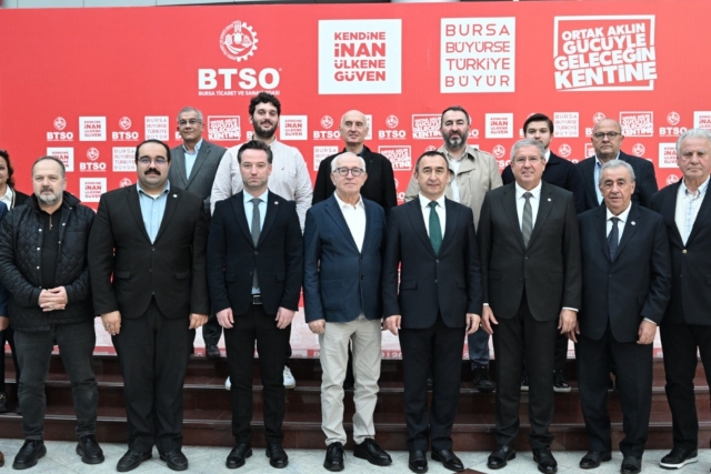 Özbekistan Büyükelçisi İlkhom Khaydarov BTSO’da