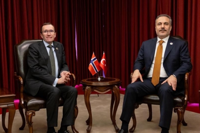 Dışişleri Bakanı Fidan, Norveçli mevkidaşı Eide ile görüştü