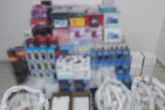 Gaziantep'te 1,3 milyon TL'lik kaçak elektronik eşya ele geçirildi: 1 gözaltı