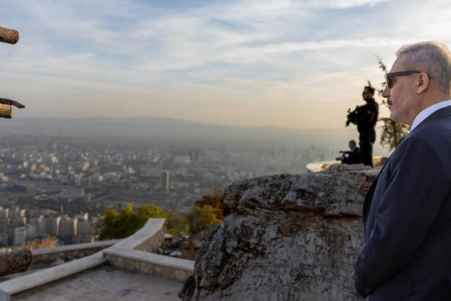 Dışişleri Bakanı Fidan, Kasyun Dağı'nda Şam'ı seyretti