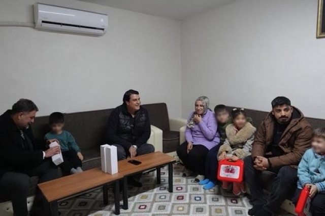 Başkan Yılmaz’dan Kömek Ailesine Destek Ziyareti