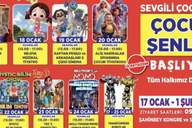 BAŞKAN TAHMAZOĞLU’NDAN ÇOCUK ŞENLİĞİNE DAVET