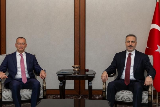 Bakan Fidan, Gazze Yüksek Temsilcisi Mladenov'u kabul etti