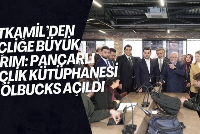 Şehitkamil’den Gençliğe Büyük Yatırım: Pancarli Gençlik Kütüphanesi ve Gölbucks Açıldı