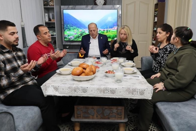 Başkan Demirçalı, iftarda Ateş ailesinin misafiri oldu