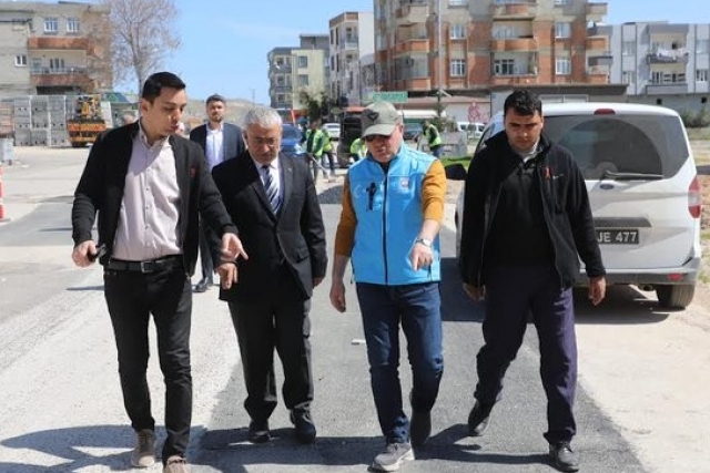 Belediye Başkanı Doğan, saha çalışmalarını denetledi