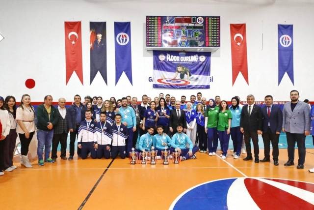 GAZİANTEP’TE ÜNİLİG FLOOR CURLİNG TÜRKİYE ŞAMPİYONASI TAMAMLANDI