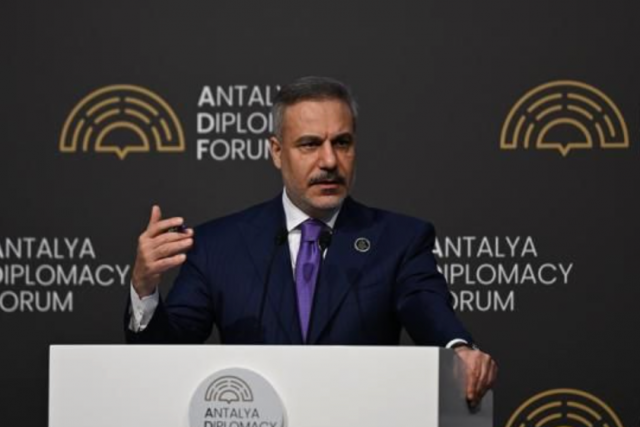 Bakan Fidan: İsrail'in yayılmacılığı artık dünyanın bir güvenlik sorunu