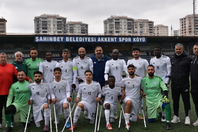 ŞAHİNBEY AMPUTE DEPLASMANDAN ZAFERLE DÖNDÜ 1-2