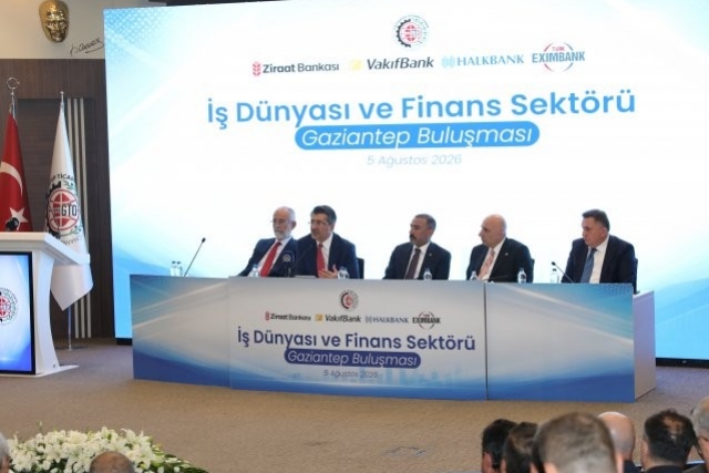 Gaziantep iş dünyası kamu bankalarının genel müdürleriyle buluştu