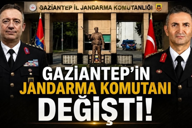 Gaziantep’in Jandarma Komutanı Değişti!