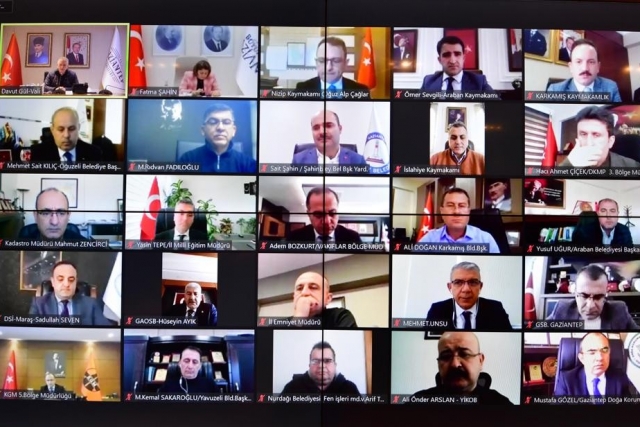 Gaziantep’te il koordinasyon kurulu toplantısı gerçekleştirildi