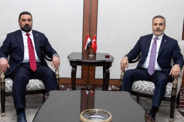 Bakan Fidan, Irak Temsilciler Meclisi Başkanı Halbusi ile görüştü