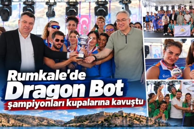 Rumkale'de Dragon Bot şampiyonları kupalarına kavuştu