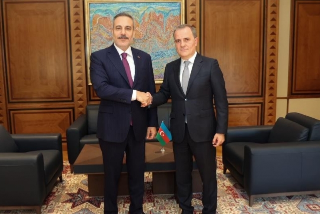 Bakan Fidan, Azerbaycan Dışişleri Bakanı Bayramov ile görüştü