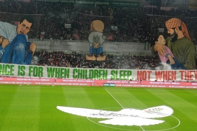 FUTBOLUN ÖTESİNDE BİR GECE: KONYA’DA FİLİSTİN İÇİN TARİHE GEÇEN MAÇ!