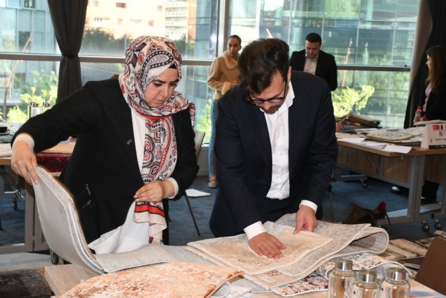 Gaziantepli halıcılar Paris ve Milano’da yeni pazarlar arıyor