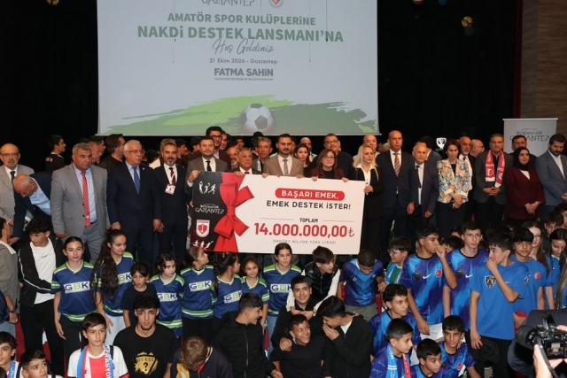 Gaziantep Büyükşehir'den amatör spora bu yıl da 14 milyon TL'lik dev destek