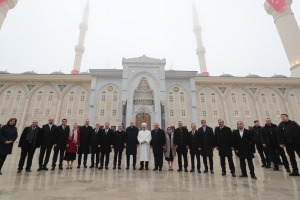 Cumhurbaşkanı Erdoğan Şahinbey Millet Camini’nin açılışını gerçekleştirdi