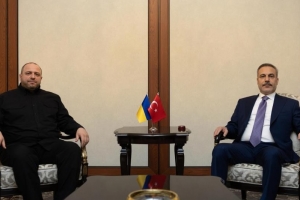 Bakan Fidan, Ukrayna Milli Güvenlik ve Savunma Konseyi Sekreteri Umerov ile görüştü
