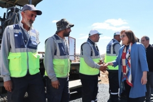 GAZİANTEP BÜYÜKŞEHİR ASFALT SEZONUNU AÇTI