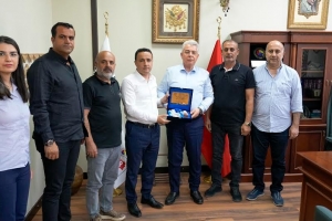 NİZİP CUMHURİYET BAŞSAVCISI SN. ERHAN BİROL’DAN  ODAMIZA VEDA ZİYARETİ
