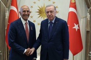 Cumhurbaşkanı Erdoğan, ABD'nin Ankara Büyükelçisi Barrack'ı kabul etti