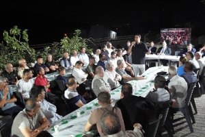 Yılmaz Dülük'te vatandaşlarla buluştu