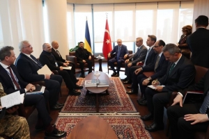 Cumhurbaşkanı Erdoğan, Ukrayna Başbakanı Zelenskiy'i kabul etti