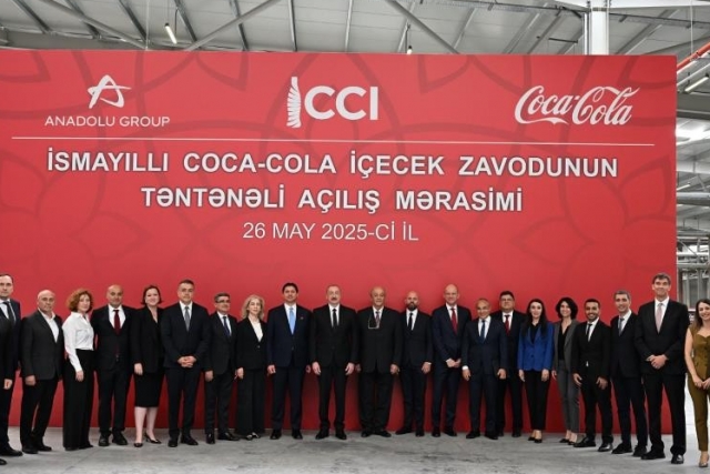 Coca-Cola İçecek’in, Azerbaycan’daki ikinci fabrikası Cumhurbaşkanı Aliyev’in katıldığı törenle açıldı
