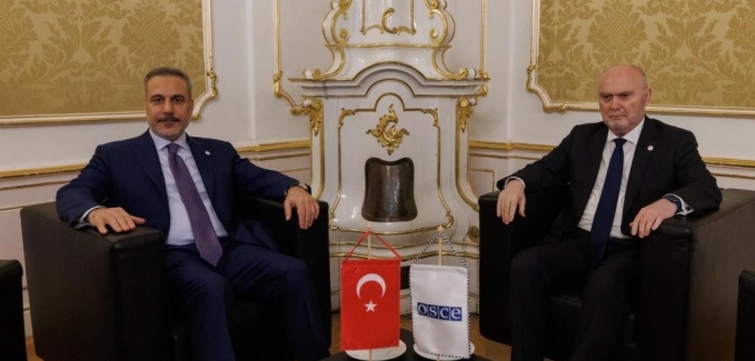 Bakan Fidan, AGİT Genel Sekreteri Sinirlioğlu ile görüştü