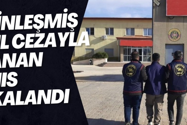 Kesinleşmiş 17 yıl cezayla aranan şahıs yakalandı