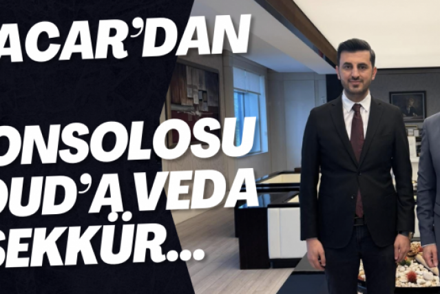 Halit Acar’dan Irak Başkonsolosu Humoud’a Veda ve Teşekkür...