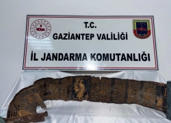 GAZİANTEP JANDARMADAN TARİHİ ESER KAÇAKÇISINA DARBE