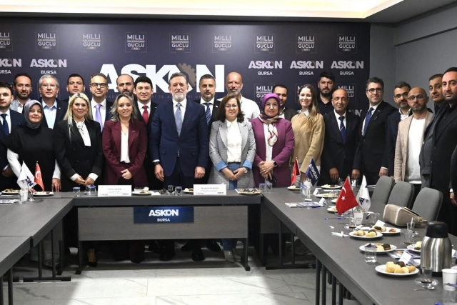 BTSO Yönetim Kurulu Başkanı İbrahim Burkay ASKON’un Konuğu Oldu