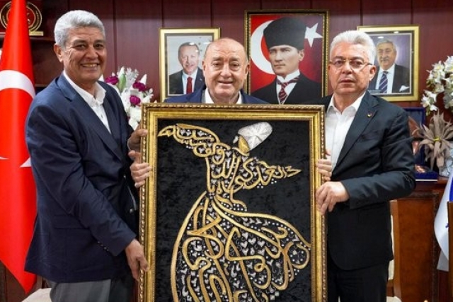 NTO HEYETİNDEN GESOB BAŞKANI ÜNAL AKDOĞAN’A "HAYIRLI OLSUN" ZİYARETİ