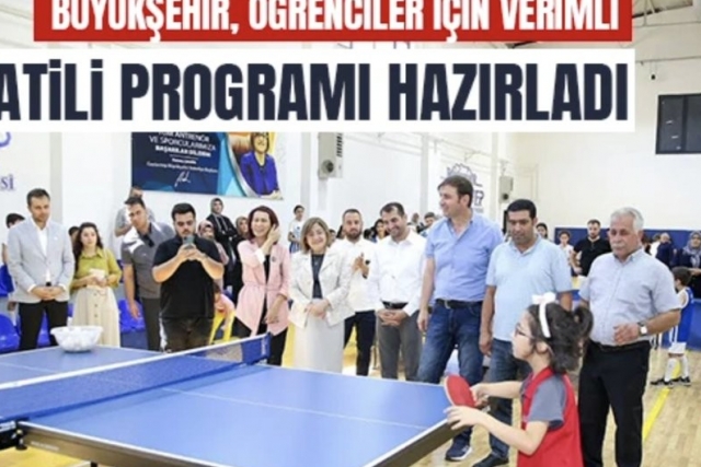 Büyükşehir, öğrenciler için verimli yaz tatili programı hazırladı