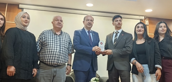 KKTC 5. Cumhurbaşkanı Ersin Tatar, Gaziantep'te Üniversite Öğrencileriyle Buluştu