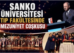 SANKO Üniversitesi Tıp Fakültesinde mezuniyet coşkusu